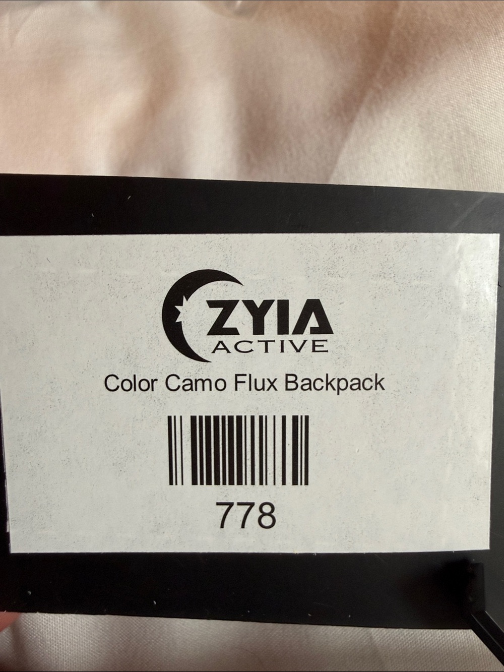 ZYIA Camo Backpack — Gray Red Black - Picture 7 of 7